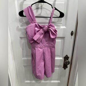 Habitual Kid, girls light purple romper, size 12